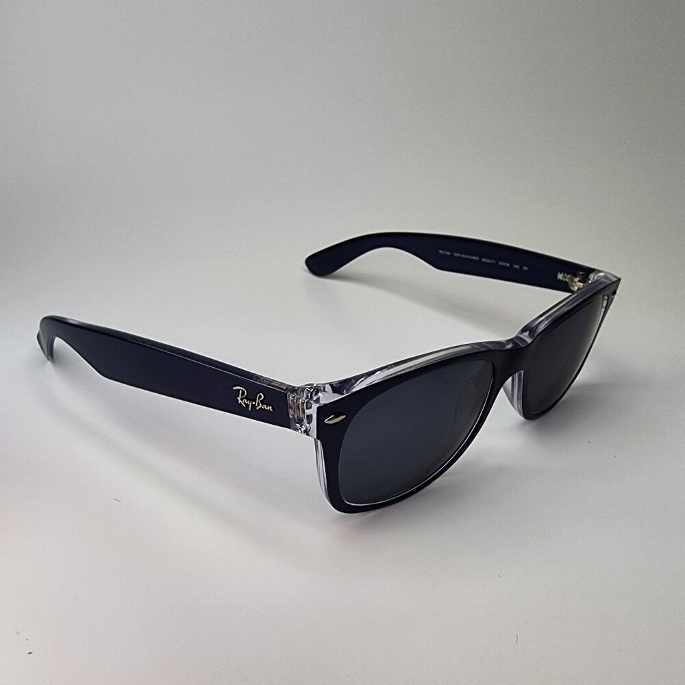 Ray Ban New Wayfarer (RB 2132) Blue Sun Glasses Size 52-18-145